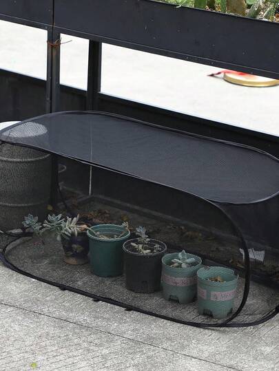 Black/Green Pop Up Garden Rows Plants Cover Reusable Vegetable Plant Protector Net Cage Durable Large Seedling Mesh Guard With Nails For Garden Outdoor Yard Protecting Vegetables Fruits Seedlings Flowers From Animals