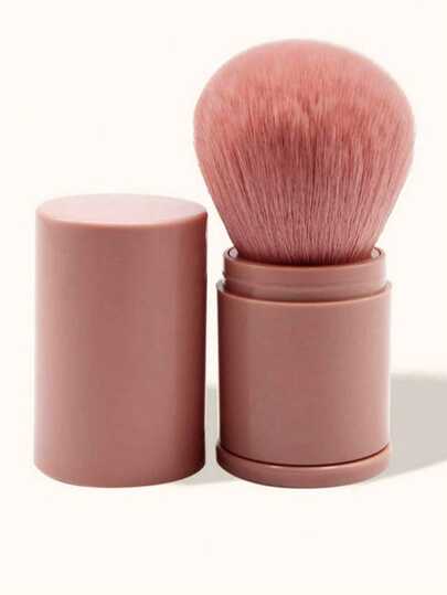 1pc Retractable Makeup Brush, Face Makeup Tool, Foundation Brush, Concealer Brush, Blush Brush, Contour Brush, Blush Brush, Bronzer Brush, Powder Brush, Powder Brush, Single Blush Brush