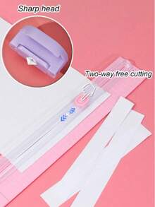 1 buah Pemotong Kertas Portabel A3/A4, Pisau Guillotine Pemotong Foto, Alat Pemotong Kertas Mini Multifungsi dengan Pembulat Sudut, Gunting Kertas Sudut Bulat Praktis untuk Kerajinan DIY, Pemotong Kertas Genggam Ringan, Perlengkapan Sekolah dan Alat Tulis Siswa yang Sempurna untuk Kembali ke Sekolah - Beraneka warna - View 6