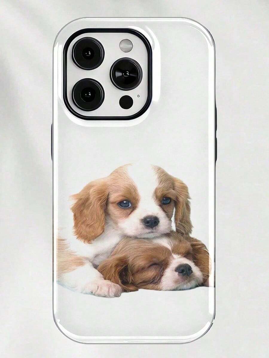 Una funda para el móvil que no te defraudará. Elegante y protectora, fabricada con técnicas de alta calidad. Los estampados no se despegan. Funda para móvil con estampado Cachorros tiernos abrazados en tonos crema. Perfecta para familiares, regalos de cumpleaños, regalos de San Valentín. La funda ideal para el 16 - Multicolor - Ver 1