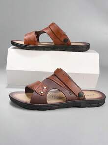 Zapatos casuales multifuncionales, zapatos de hombre, botas de moda, con apariencia destacada y cómodos - Caqui - Ver 5