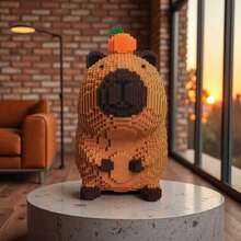 12153pcs Giant Capybara Building Blocks - Challenging Animal Series Construction Set, Creative Model Kit, ABS Puzzle Bricks Craft, Ideal For Halloween/Thanksgiving/Mother's Day/Christmas Gifts - Color - View 5