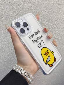 1pc Minimalist Cartoon Cute Yellow Duck Pattern Airbag Anti-Slip Soft Phone Case Compatible With IPhone 7/8/7 Plus/8 Plus/X/XS/XR/XS Max/11/11 Pro/11 Pro Max/12/12 Pro/12 Pro Max/12 Mini/13/13 Pro/13 Pro Max/13 Mini/14/14 Pro/14 Pro Max/14 Plus/15/15 Pro/15 Pro Max/15 Plus/16/16 Pro/16 Pro Max/16 Plus/17/17 Pro/17 Pro Max/Air - Multicolor - View 5