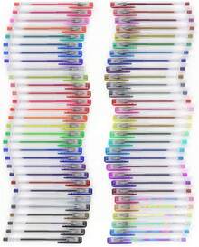 ARTEZA Gel Pens, Set Of 60 U2013 Fine Point Colored Ink Pens For Journaling, Adult Coloring, Note-Taking &Amp; Decorative Writing, Variety Of Finishes - ColorC - 查看 3