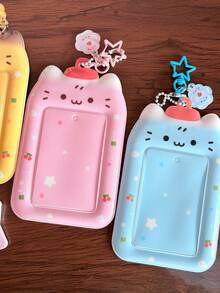 可爱布丁樱桃3英寸照片卡夹卡通猫外星人卡夹 - card holder - 查看 7