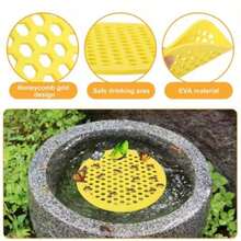 Floating Bee Island - Bee Waterer, Bee Insect Drinking Tray, Beekeeping Equipment, Insect Attracting Drinking Island Plate, Outdoor Garden Use - A - View 5