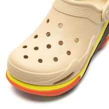 Crocs Unisex Shell Puffy Clog Sandals, Comfortable Lightweight Casual Shoes 210061-0HX - Sesame - View 7