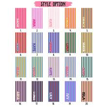 1pc 29″X58″ 31″X71″ Personalized Beach Towels, Custom Beach Towel, Striped Beach Towel, Vacation Gift, Bachelorette Bridesmaid Gifts, Girls Trip Towel, Birthday Anniversary Engagement Wedding Valentine Day Mother's Day Wedding Vacation Gift - White - View 2