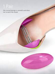 Adjustable Height Lift Shoe Insoles, Invisible Air Cushion Design, Anti-Collapse Support Height-Increasing Shoe Pads For Shoes And Boots - Upgraded Pink - View 9
