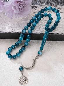 Handmade Muslim Prayer Beads Bracelet, Handhold Rosary Accessories - Multicolor - View 8