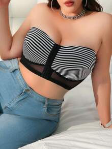 女士时尚露背前扣无肩带文胸 - 彩色 - 查看 4