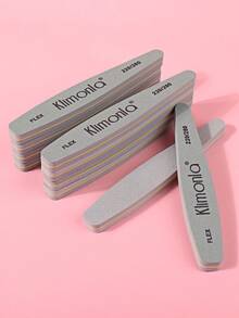 klimonla 10Pcs/Set Sponge Nail Buffer 220/280 Grit Nail Buffer Block Double Sided Nail File Buffer For Shaping And Smoothing Nail Surface, Sanding Block And Diamond Shaped Nail File Included - Grey - View 7