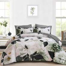 Floral Comforter Set King Size 7 Piece, Purple Flower Bed In A Bag, Elegant Floral Comforter With Sheet Set, Soft Microfiber Bedding Set For All Season (Purple, 104"X90") Home Decor Room Decor Bedroom Decor Bed Comforter Set Mothers Day Gift Wedding Decorations. - Purple2 - 查看 9