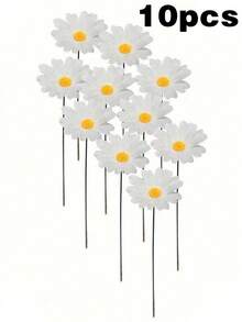 10/5 piezas Decoración de flores artificiales altamente realistas - Decoración de inserción en el suelo al aire libre, decoración de jardín al aire libre, decoración de villa de paisaje de girasoles falsos, decoración de patio, decoración de jardín, decoración de fiesta festiva, jardín de hadas, decoración de fiesta, decoración del hogar, decoración, decoración de paisaje al aire libre, decoración de cerámica, decoración de jarrones, artículos decorativos, regalo para ella, regalo para él, regalo para la madre, regalo para el padre, regalo para el abuelo, regalo para la abuela - decoraciones de flores artificiales - Ver 8