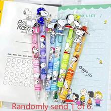 SNOOPY 1支史努比中性色圆珠笔，非常适合返校季、学习用品、课堂奖励、节日和家庭聚会礼物（随机发送6款中的1款） - 按動筆 - 查看 8