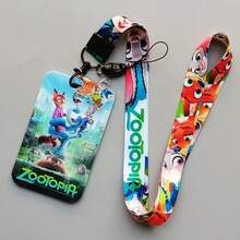 3/1pc  Cartoon Student Campus Meal Card Holder,  Lanyard ID Card Case, Badge Holder, Metro/Bus Pass Holder, Campus Card Holder, Kindergarten Card Holder, Back To School Student ID Card Holder [Lanyard+Clip], Card Holder Set + Lanyard, Campus Photo Frame, Student Stationery Meal Card, Bus Card - DWC Card Sleeve - View 11