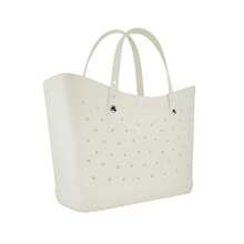 Crocs Large Classic Tote Adult Casual Bag - 白色 - 查看 2