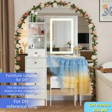 Vanities & Vanity Benches - White - View 3