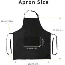24/12Pack Adult Kitchen Aprons - Polyester Aprons, Adjustable Unisex Bib Style Aprons, Solid Color, Wear-Resistant And Stain-Resistant, Suitable For Cooking, Barbecue, Hairdressing, Waiters, Chefs And Outdoor Activities; Essential For Barbecue | Kitchen Uniforms | Handmade Uniforms - 24-pack Black - View 10