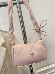 Sweet And Simple Fashionable Versatile Daily Bag For Women, 2026 New Style Stylish Crossbody Bag - Pink - View 4