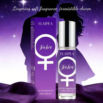1瓶10毫升信息素香水油 - 持久留香，清新自然的花香，适合女性，约会及日常使用，提升自信，展现优雅魅力