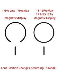 透明磁吸式保护壳，兼容 17 Pro Max/17 Pro/17/16 Pro Max/16 Pro/16 Plus/16e/16/15 Pro Max/15 Pro/15 Plus/15/14 Pro Max/14 Pro/14 Plus/14/13 Pro Max/13/13 Pro/12 Pro Max/12/12 Pro/11，支持无线充电，时尚保护壳，送给女朋友的理想礼物 - 透明1 - 查看 7