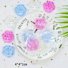 1套/5个 海盐冰块捏合音乐 TPR软橡胶减压透气卡通造型，新年礼物，情人节礼物，复活节礼物[随机款式] - 彩色 - 查看 6