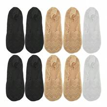 1/5/10 Pairs Of Women's Spring And Summer Lightweight Moisture Absorbing Breathable Lace Ripple Lace Boat Socks - Multicolor - View 15