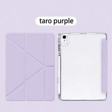 适用于华为Matepad SE 11英寸平板电脑的保护套，Matepad保护壳，高透明亚克力背板，可自由DIY，高品质PU皮革，时尚智能Y型折叠支架，具备自动休眠/唤醒保护功能，兼容2026款新款Matepad 11.5S/2025款Matepad 11.5英寸平板电脑。 - 彩色 - 查看 12