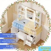 Vanities & Vanity Benches - White - View 3