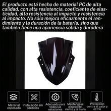 1pc  Parabrisas De Motocicleta Negroprotección Contra Lluvia+Pegatinas reflectantes impermeables - D - Ver 4
