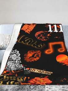 Kawss Kawaii Kaw Blanket Luxury Anime Flannel Blanket - Ultra Soft Cartoon Print, The Perfect Gift For Any Occasion, Christmas, Birthday, For Home, Camping & Travel Use - Black - View 5