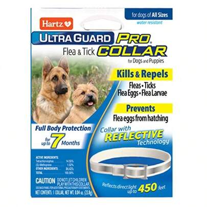 UltraGuard Pro Reflective Flea And Tick Collar For Dogs And Puppies 7 Month Flea And Tick Prevention Per Collar 1 Count