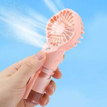 Hailicare Portable Humidifying Fan, High-Power Handheld Mist Fan, Portable USB Rechargeable Handheld Fan Humidifier, Water Humidifying Rechargeable Mini Handheld Fan, Battery Capacity: 800mAh - Handheld - View 12