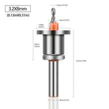 Broca escalonada con tope de profundidad, cabezal de broca avellanadora de aleación, broca para trabajos en madera con instalación de tornillo - Broca avellanada - Ver 18