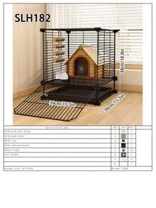 Detachable Assembled Rabbit Cage, Expandable Connectable Indoor Hamster Villa Small Pet Cage - Multicolor - View 13