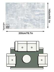 1 buah Karpet/Keset Kamar Mandi/Keset Pintu/Pejalan Kaki Bertekstur Ombre Lembut Bergaya Abstrak Modern, Cocok untuk Kamar Mandi, Dapur, Pintu Masuk, Lorong, Samping Tempat Tidur, Ruang Tamu, Kamar Tidur, Dapat Dicuci dengan Mesin, Dekorasi Rumah - MultiWarna - View 16