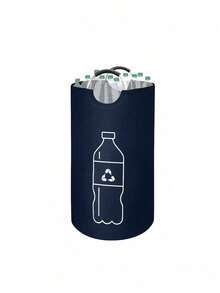 Extra Large Foldable Recycling Bin For Home - Cylindrical Open Top Design, Multi-Functional Storage Basket Suitable For Plastic Bottles, Space-Saving Foldable Organization, Easy To Clean, No Power Required, Home Recycling Bin - View 11