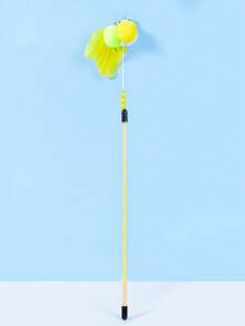 手工摇铃糯米球逗猫棒，水晶管羽毛逗猫棒，猫咪用品 - 查看 13