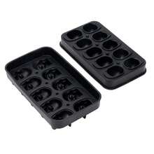 1pc 3D Skull Ice Hockey Mold, Silicone Flexible Ice Tray, Ice Cube Mold, Ice Cube Tray, Multi-Functional Household Chocolate Mold, Suitable For Freezer, Scary Skull Ice Hockey Maker, Easy To Demold, Can Be Used To Make Soft Drinks, Etc. - Black - View 7