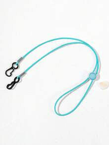 6pcs Solid Color Elastic Mask Chain, Adjustable Length, Unisex, Anti-Slip Chain, Suitable For Outdoor Sports Mask And Chain Lanyard - Multicolor - View 7