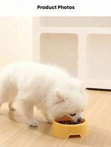 1pc Candy Color Pet Plastic Single Bowl Portable Travel Pet Bowl, Multiple Colors Available - 300ml - View 4