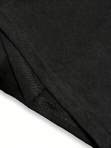 Es una cosa de K-Drama, Camiseta con Palabras Coreanas, Camiseta de 220g, Camiseta 100% Algodón - Negro - Ver 5