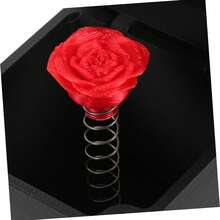 1个磁性爱心玫瑰弹出式礼盒 情人节浪漫礼盒 生日惊喜创意工艺装饰品（玫瑰盒） - 彩色 - 查看 9