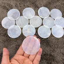 10/30/50pcs Round Shell Pieces, White & Colorful, 1.5/2/2.5/3/4/5cm Flat Round Natural Pierced Shell Pendants, Shell Round Discs Connectors For Wind Chimes/DIY Crafts - Multicolor - View 27