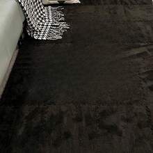 24 piezas de alfombra de piso intercambiable anti-deslizante, alfombra de piso de unicolor suave y esponjosa, resistente a la suciedad para uso doméstico - Multicolor - Ver 42