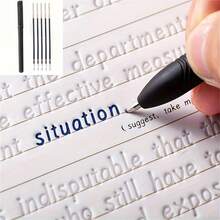 成人练字笔记本 | 可重复使用书法练习本 | 白纸配黑墨水笔 | 适合日常办公、书法练习、日常记录 | 专业笔记本 | 粗体字，书写笔记本 - A - 查看 10