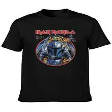 Camiseta gráfica con diseño vintage de póster de Mandalorian - Negro - Ver 2