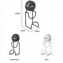 1pc Suction Cup Sink Hanging Hook, Bathroom Basin Storage Rack, Toilet Shelf, Drill-Free Household Hanging Basin - Multicolor - View 10