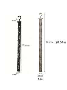 1/2 piezas Perchero de sombreros multicolor unisex, organizador colgante de sombreros para armario con múltiples pinzas, sostiene hasta 16 gorras de béisbol, adecuado para armario y puerta de gabinete - Multicolor - Ver 10